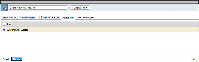 Screenshot of F5 Big-IP, Edit Access Profiles 12